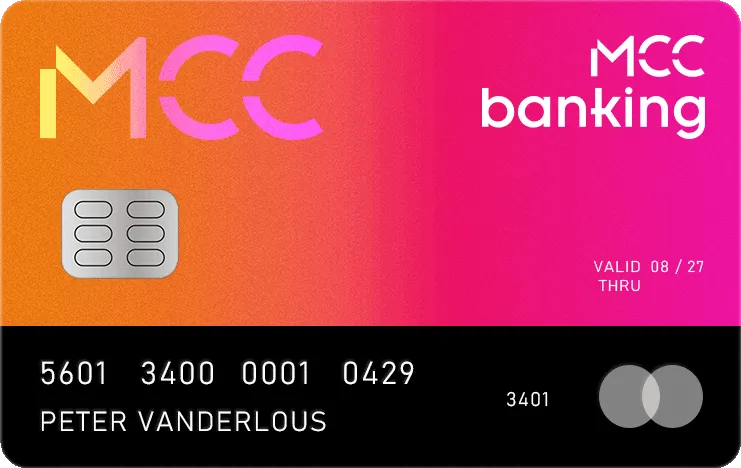 MCC Banking bank cards